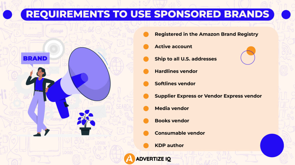 Requirements to Use Sponsored Brand